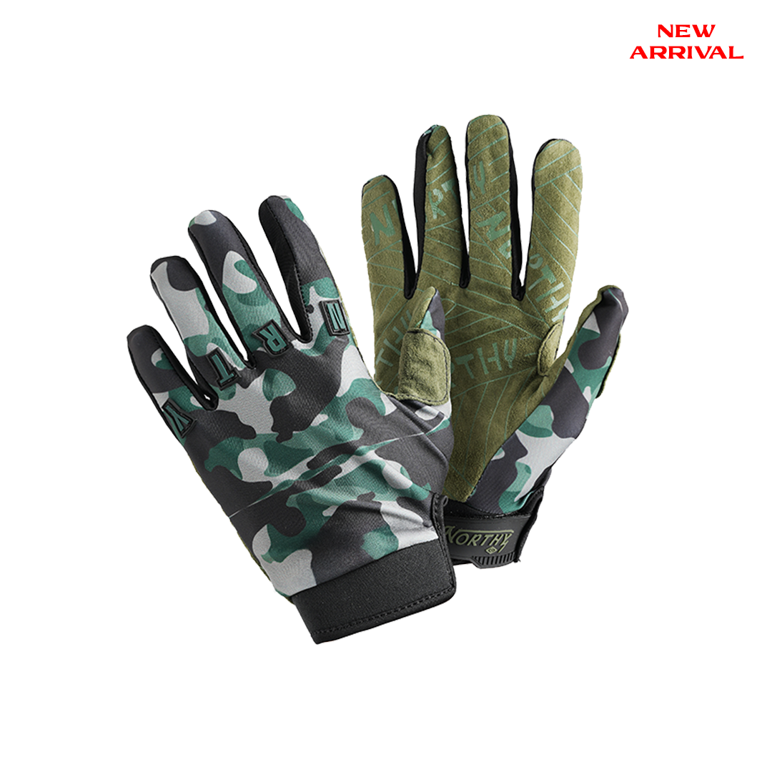 Rocky Leather Suede Gloves