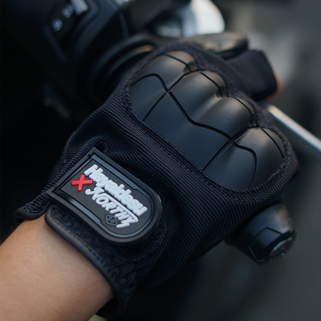 Northy x Hayaidesu-Half Protector Gloves