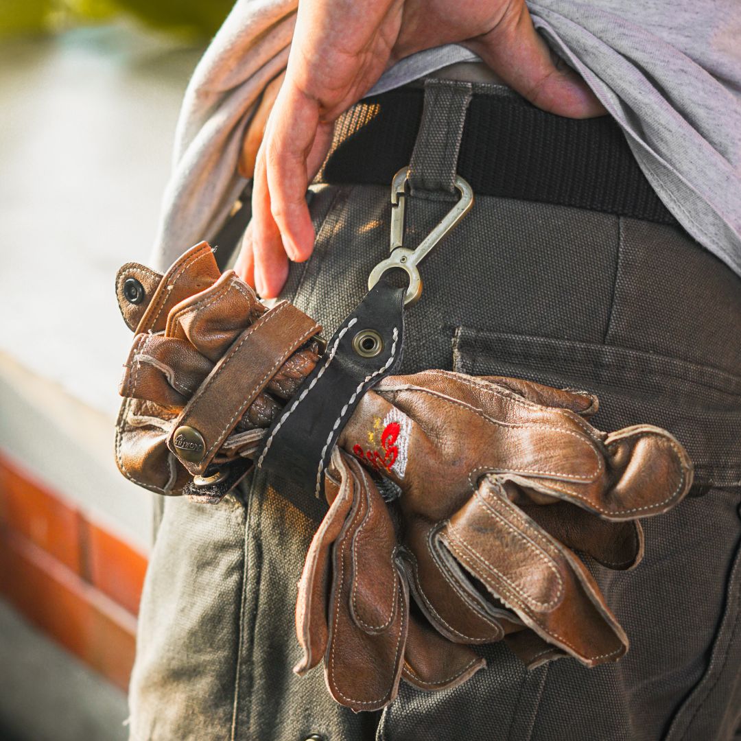 Leather Strap Gloves