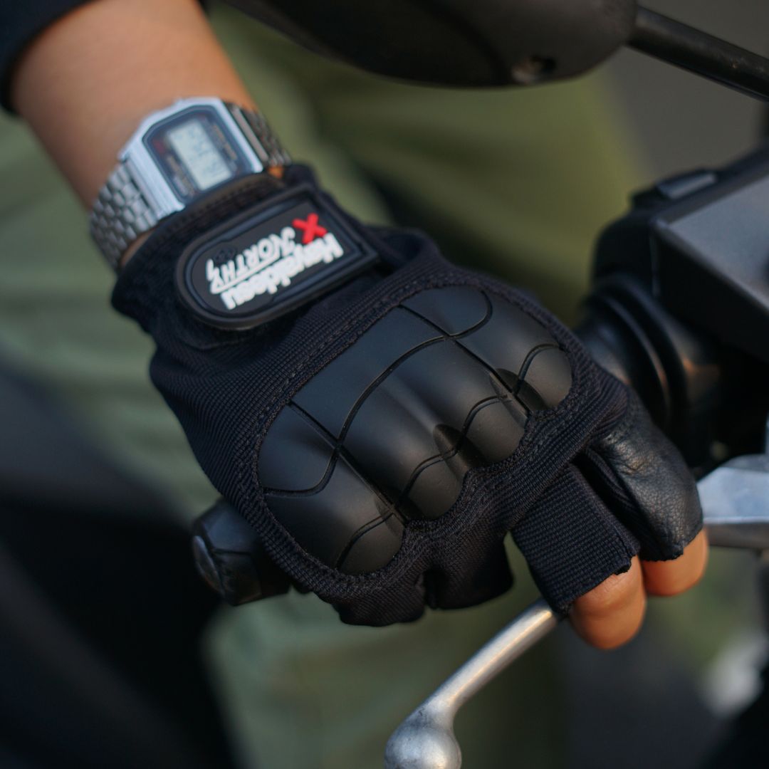 Northy x Hayaidesu-Half Protector Gloves