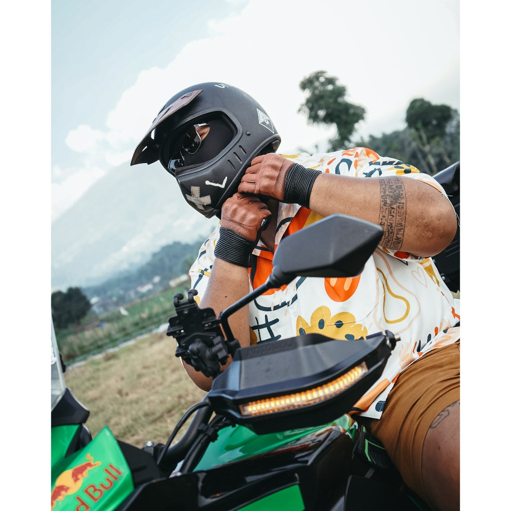 Byron Leather Knuckle Protector Gloves