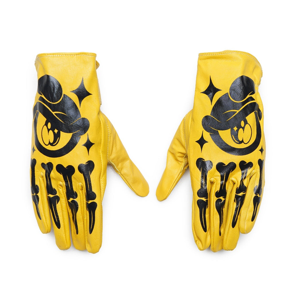 Northy X Muklay Bizzare Eyes Leather Gloves
