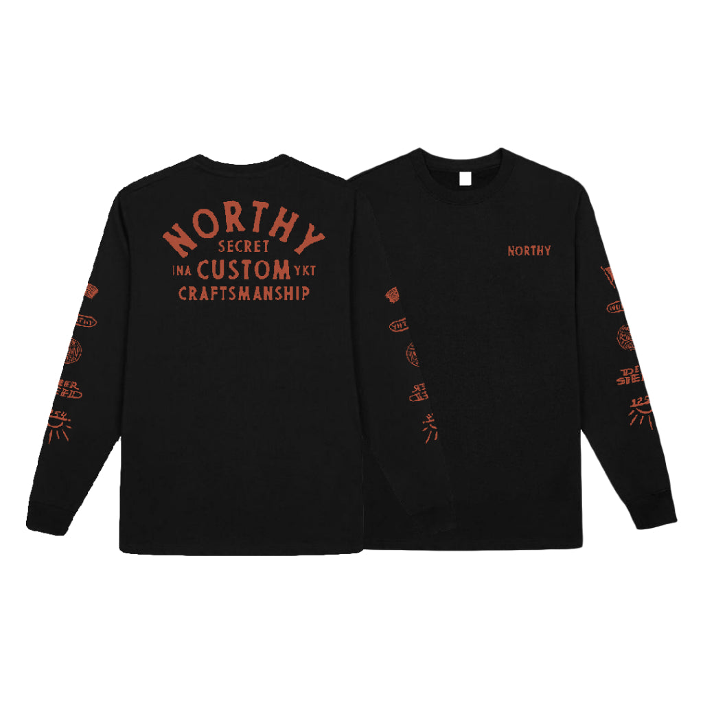 Northy Long Sleeve Tshirt Secret Custom | Kaos Lengan Panjang