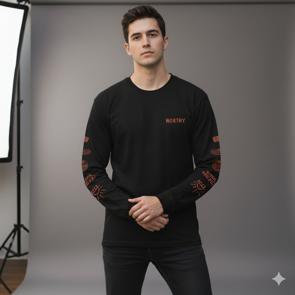 Northy Long Sleeve Tshirt Secret Custom | Kaos Lengan Panjang
