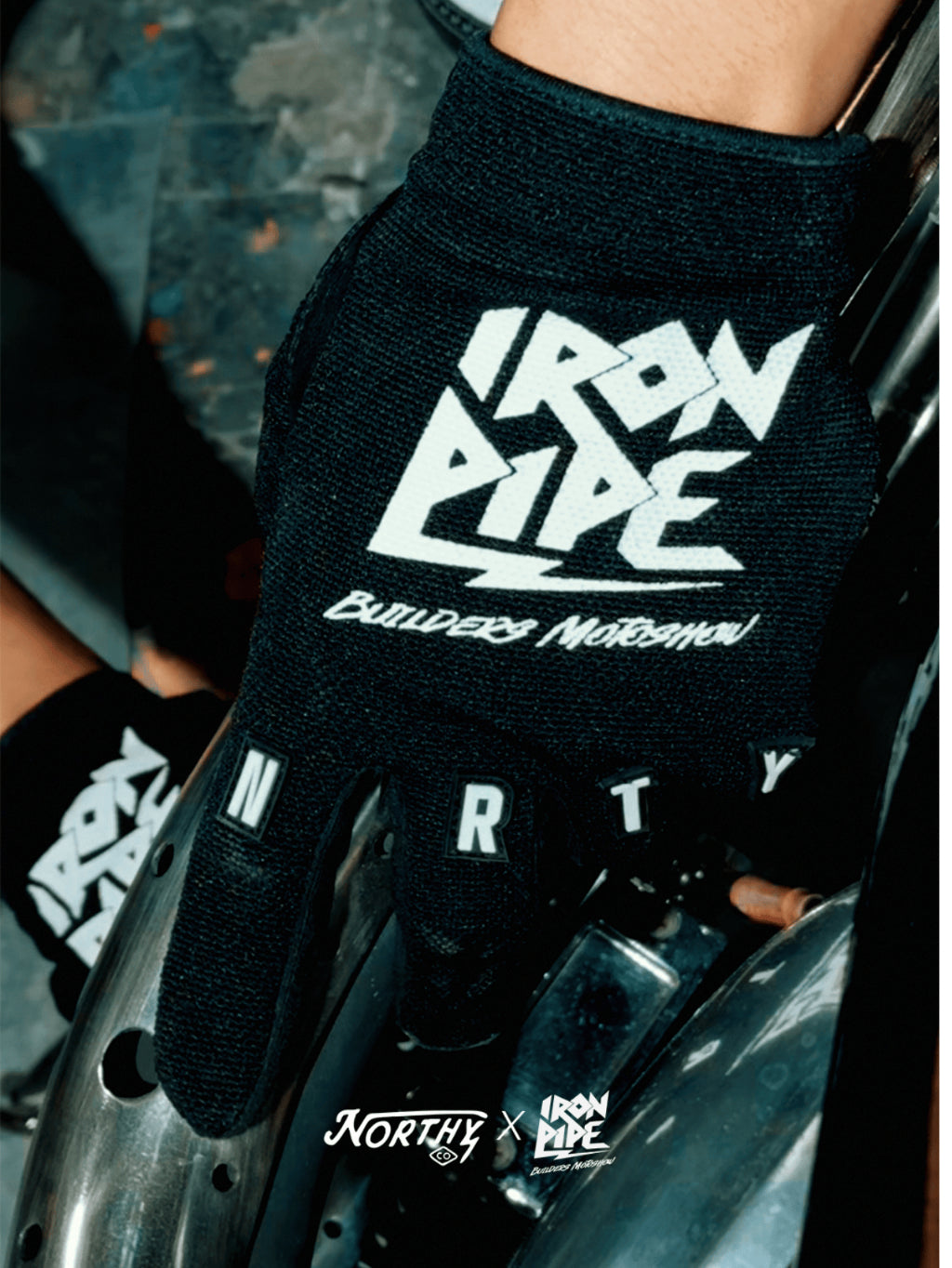 Northy X Iron Pipe Exclusive Merchandise Combination Leather Gloves