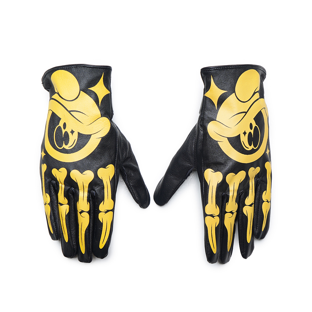 Northy X Muklay Bizzare Eyes Leather Gloves