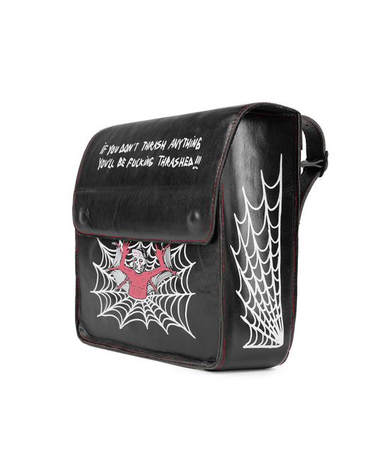 Northy X Gindring Motorcycle Leather Bag Side