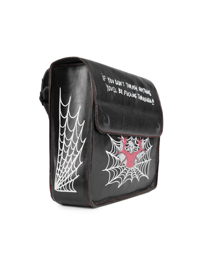 Northy X Gindring Motorcycle Leather Bag Side