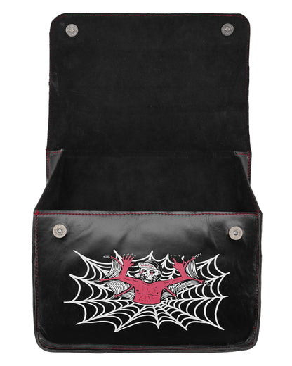 Northy X Gindring Motorcycle Leather Bag Side