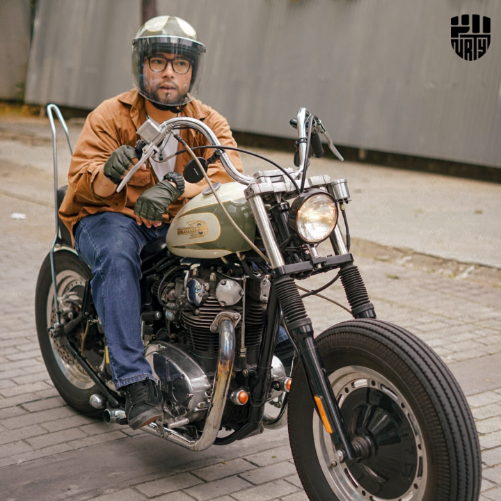 Northy-Leon Leather Half Finger Gloves