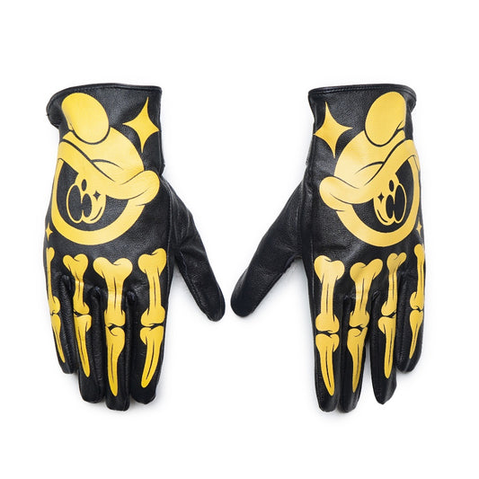 Northy X Muklay Bizzare Eyes Leather Gloves