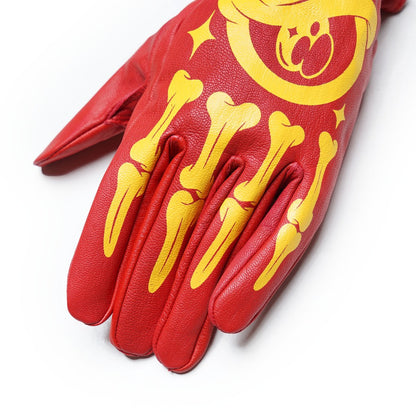 Northy X Muklay Bizzare Eyes Leather Gloves