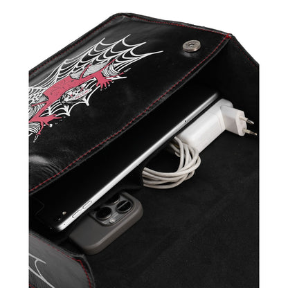 Northy X Gindring Motorcycle Leather Bag Side