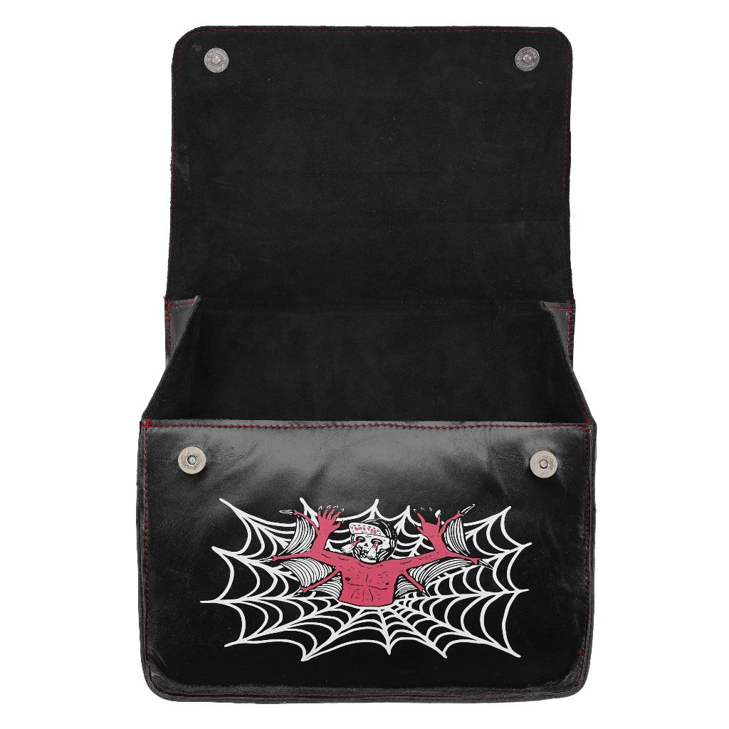 Northy X Gindring Motorcycle Leather Bag Side