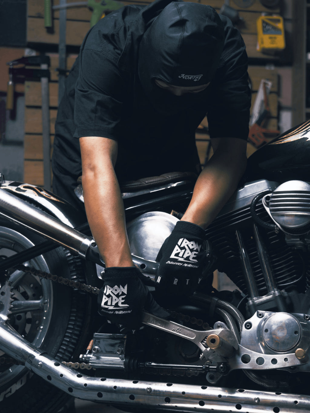 Northy X Iron Pipe Exclusive Merchandise Combination Leather Gloves