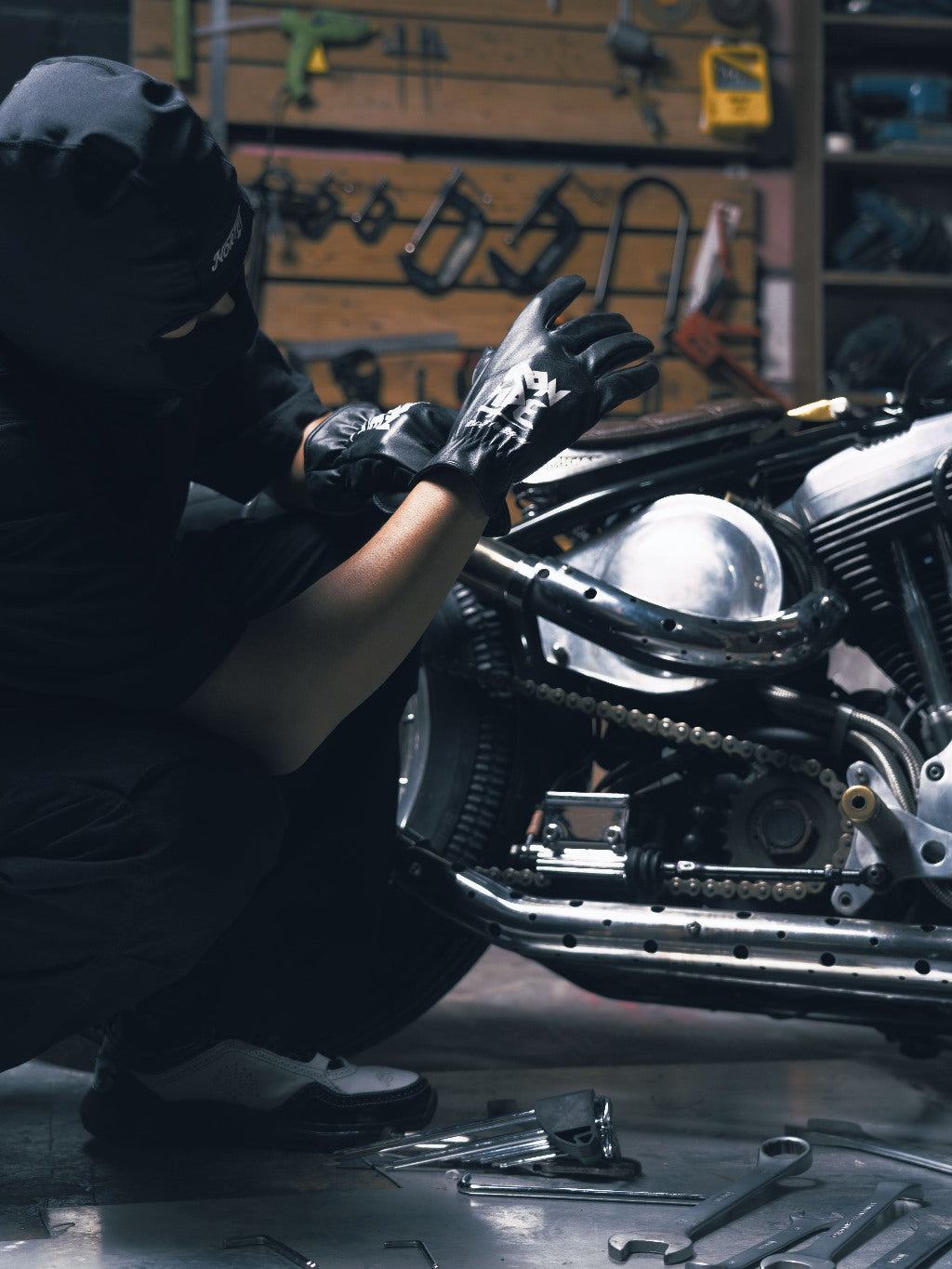 Northy X Iron Pipe Exclusive Merchandise Full Leather Gloves