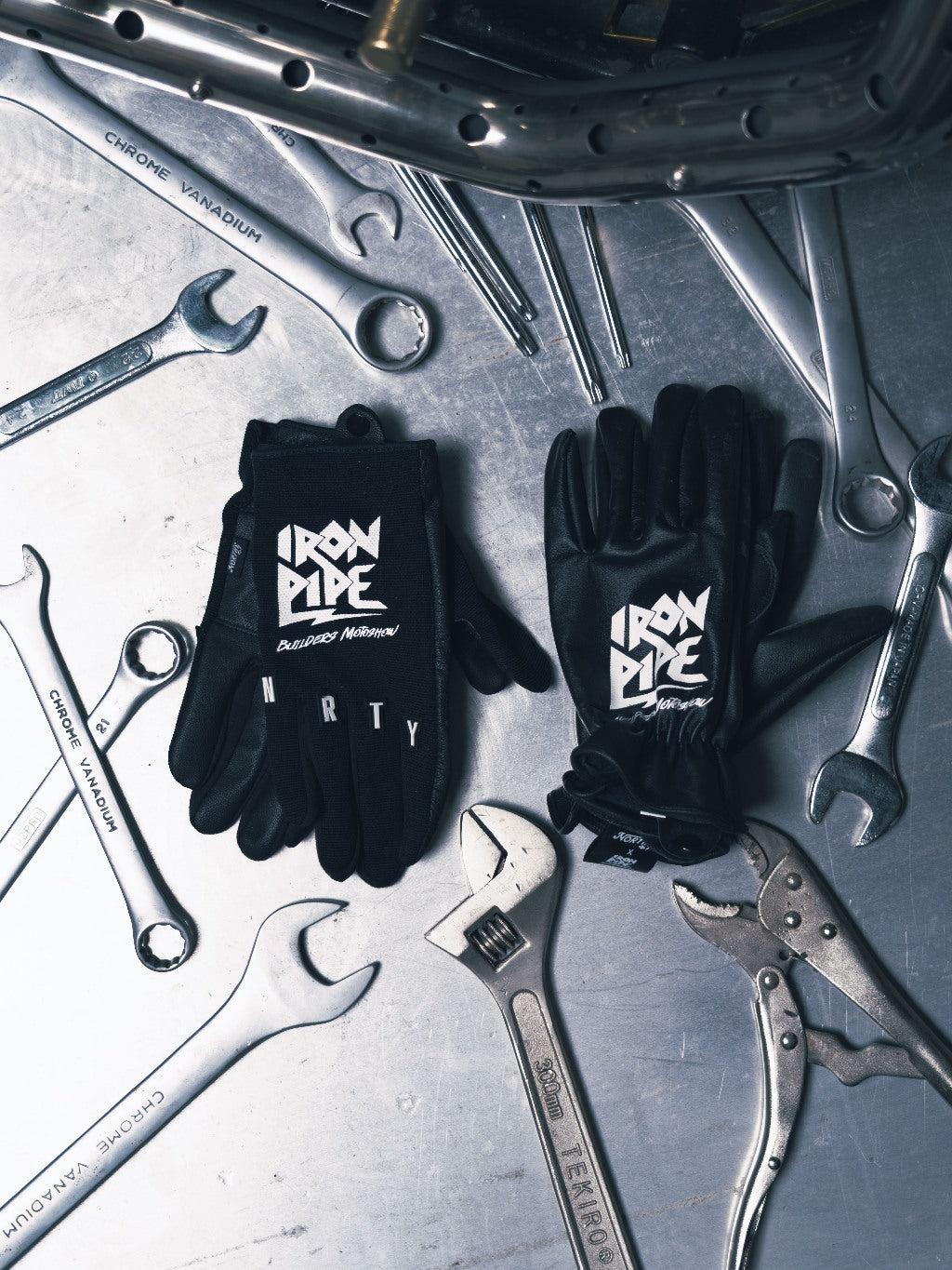 Northy X Iron Pipe Exclusive Merchandise Full Leather Gloves