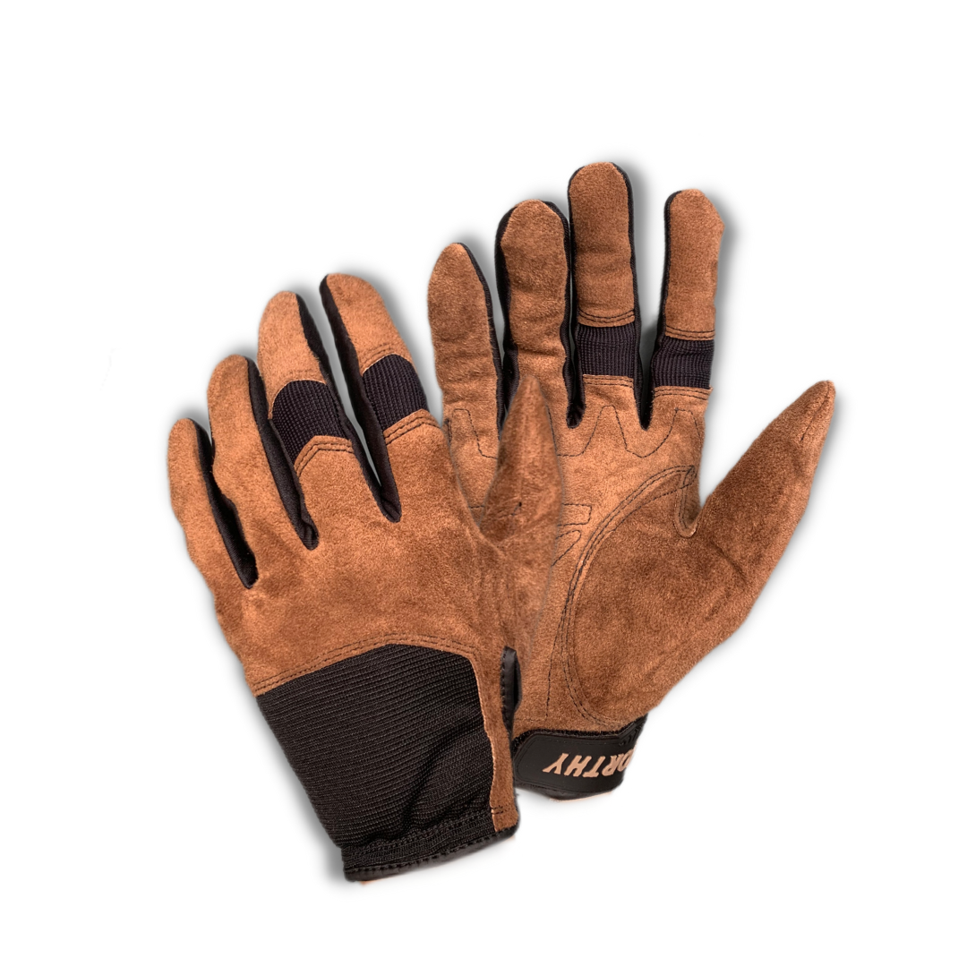 Alpha Leather Suede Gloves